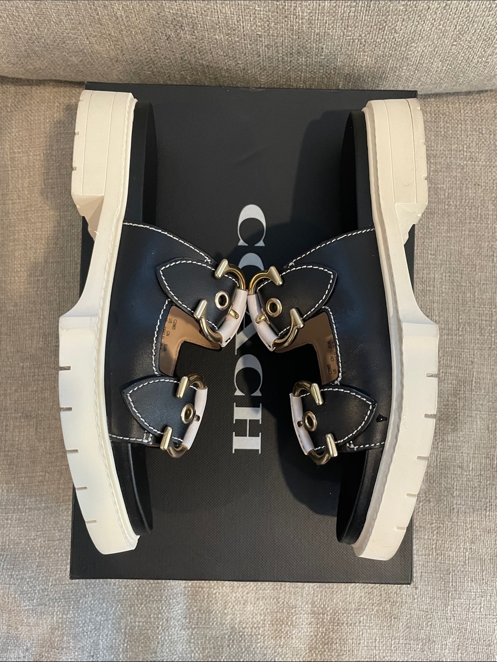 Coach Piper Leather Sandal - Picture 5 of 14